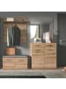 Inn.Furn Garderobe Set 4-teilig Evoke Eiche 195 cm, Flurmöbel mit viel Stauraum