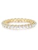 Glanzstücke München Ring aus Sterling Silber mit Zirkonia in gelbgold