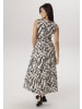 Aniston SELECTED Sommerkleid in natur-beige-anthra-schwarz-camel