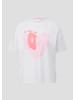 QS T-Shirt in 01D0_weiß