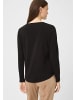 Olsen Langarmshirt Hannah in schwarz gold