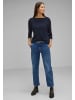Street One Langarmshirt in deep blue