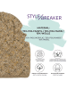 styleBREAKER Strick Beanie Mütze in Hellgrau-Dunkelgrau