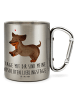 Mr. & Mrs. Panda Tasse Hund Dackel mit Spruch in Silber