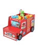 relaxdays Spielzeugkiste "Feuerwehr" in Rot - (B)60 x (H)34 x (T)32 cm