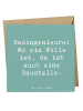 Mr. & Mrs. Panda Gutscheinkarte Spruch Bauingenieur Wille mit Sp... in Meeresbrise