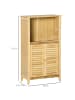 HOMCOM Badschrank in Natur 50L x 25,5B x 92H cm