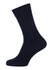 NUR DER Basicsocken Baumwolle Business in royal/schwarz