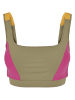 Urban Classics Bra in khaki/brightviolett/magimango