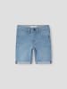 name it Shorts in Light Blue Denim