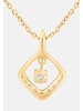 Diamant Exquis Halskette aus 585 Gelbgold mit Diamant