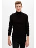 DeFacto Rollkragenpullover SLIM FIT in Schwarz