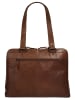 SPIKES & SPARROW Shopper LAPTOP SHOULDER BAG in cognac