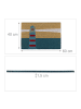 relaxdays Fußmatte Kokos Leuchtturm - (L)60 x (B)40 cm