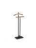 relaxdays Herrendiener in Schwarz/ Braun - (B)47 x (H)112 x (T)20 cm