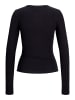 JJXX Langarm-T-Shirt in Black