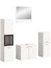 ebuy24 Badmöbelset Boston Weiß 137 x 33 cm