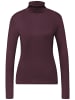 Street One 'Basic Rollkragenshirt' Lila