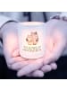 Mr. & Mrs. Panda Teelichthalter Glas Bären Liebe mit Spruch in Transparent