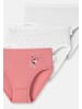 Schiesser Hüftslip Kids Girls Feinripp Organic Cotton in Rosa/Weiß