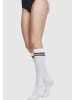 Urban Classics Basic Socks in wht/blk