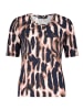 Betty Barclay Printshirt mit Rundhalsausschnitt in Dark Blue/Rosé