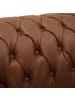 58 aufm Kessel SOFA 2-Sitzer Kath Echtleder (Antikoptik) cognac