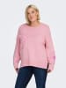 ONLY Carmakoma Strickpullover in Romance Rose 1