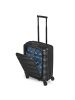 Bergpfeil Travel 4 Rollen Kabinentrolley 55 cm Laptopfach mit Dehnfalte in black night metallic