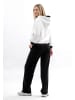 Tom Barron Freizeitanzug Two Color Tracksuit With Embroidery Oen Top in black