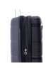 Gladiator 0800 4 Rollen Trolley 55 cm mit Dehnfalte in black