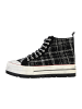 Desigual Crush BN – Hoher Sneaker mit Schnürung Schwarz