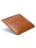 Farmhood Memphis Kreditkartenetui RFID Schutz Leder 10 cm in camel