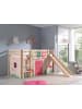 58 aufm Kessel KINDERBETT mit Rutsche Karolina Massivholz Natur Textilset Spring 3