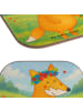 Mr. & Mrs. Panda Untersetzer Fuchs Blumen Design ohne Spruch in Weiß