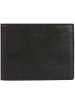 Esquire Geldbörse Leder 12 cm black