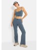 LSCN BY LASCANA Crop-Top in anthrazit meliert