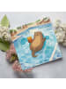 Mr. & Mrs. Panda Grußkarte Otter Schwimmbad Pommes Design ohne S... in Weiß