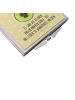 Mr. & Mrs. Panda Schminkspiegel Avocado Kern mit Spruch in Gelb Pastell