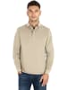 normani 2er Set Herren Langarm Poloshirt Lyroe in Beige/Anthrazit