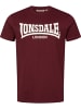 Lonsdale T-Shirt "Fulwood T-Shirt Normale Passform" in Rot