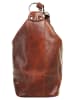 piké Rucksack-Shopper echt Leder in braun