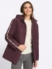 Sieh an! Steppjacke in burgund