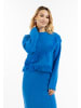 IZIA Damen Strickpullover in Blau