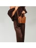 Florence Florence Handtasche Leder mittelbraun, rot ca. 24cm