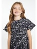 DreiMaster Mädchen (Kids) Kleid in Schwarz Blume