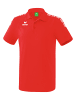 erima Essential 5-C Poloshirt in rot/weiss