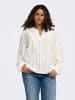 ONLY Carmakoma Bluse in Cloud Dancer