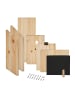 relaxdays 2 x Nistkasten-Bausatz in Natur - (B)11,5 x (H)29,5 x (T)17 cm