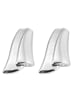 Adeliás Damen Ohrringe – Ohrstecker aus 925 Silber in silber